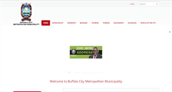 Desktop Screenshot of buffalocity.gov.za